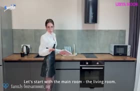 Строгая риелтор ради клиента готова даже чпокнуться