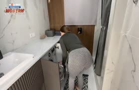 Мачеха застряла в стиралке и пасынок быстро подсуетился